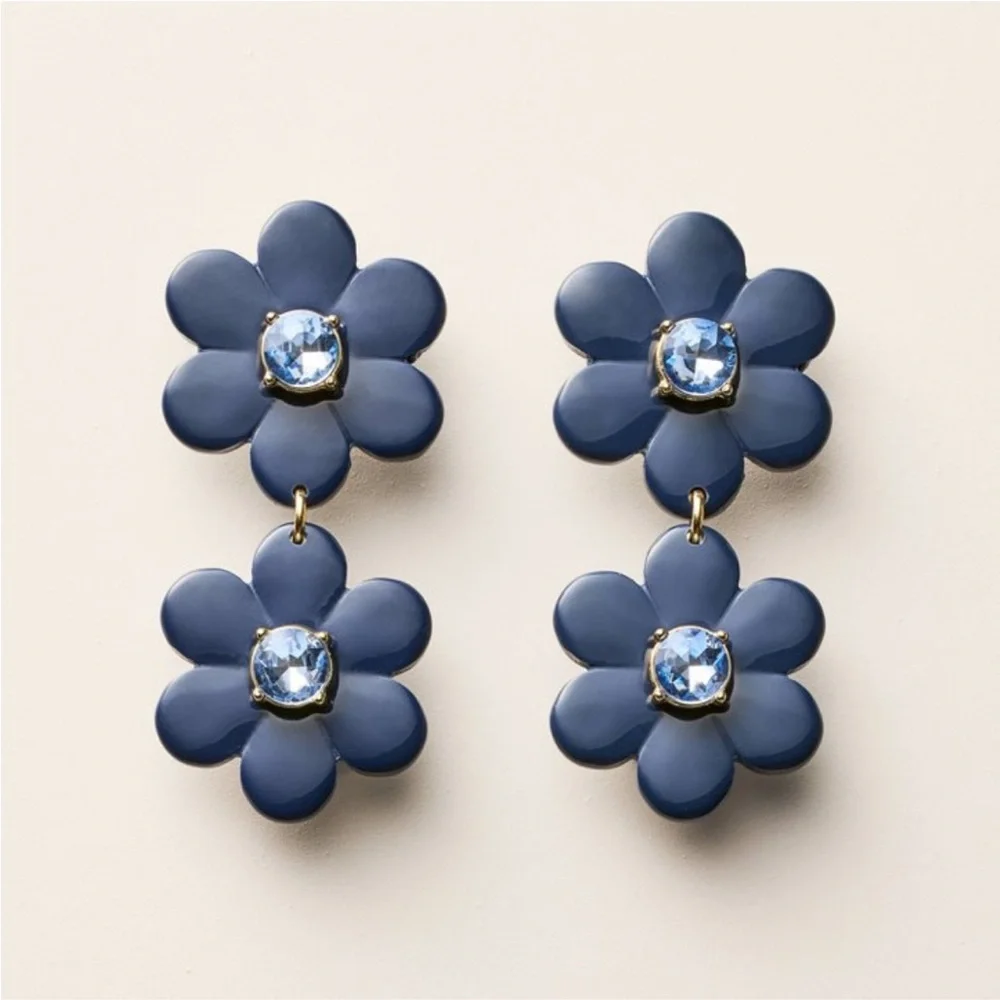 Floral Linear Earrings kate spade new york x Target Blue